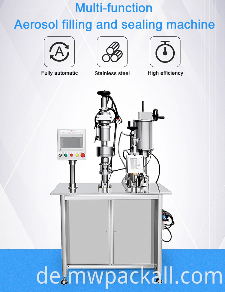 Automatische Größenordnung Die inhalierte Aerosolfüllungsmaschine, Flaschenmaschine aus China